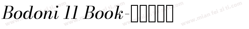 Bodoni 11 Book字体转换